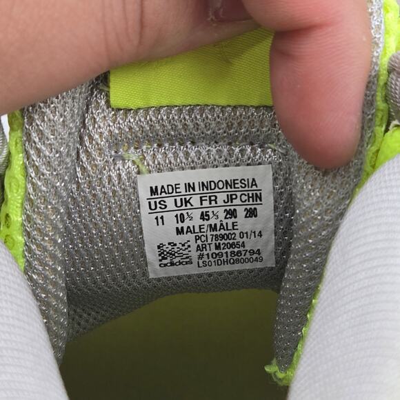 Adidas JS Jeremy Scott Mesh Wings 2.0 Neon Green High Top Sneaker Mens 11 M20654 - Picture 12 of 16